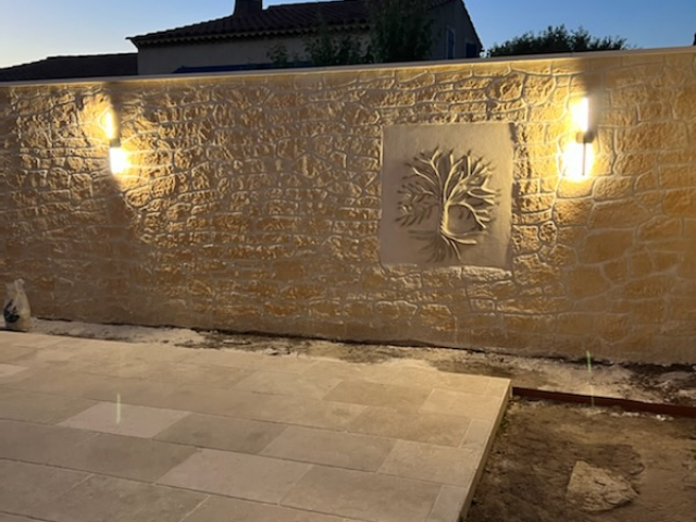 Création d'une décoration d'extérieure 